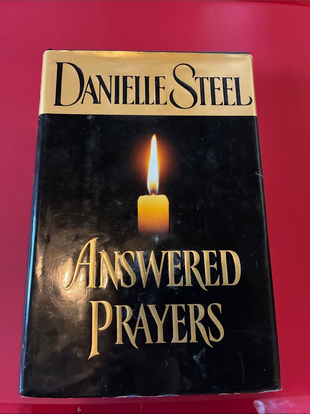 Black and Gold 'Answered Prayers' Decorative Book